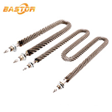 Custom 220v 3kw industrial stainless steel electric tubular finned air heater element